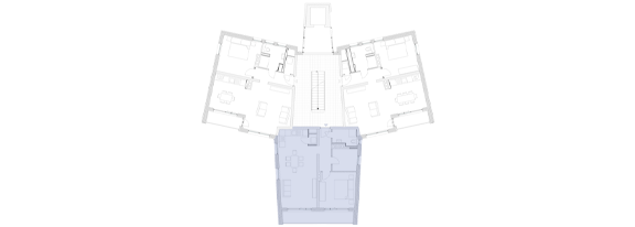 Kompakter Grundriss von EG bis 3. OG mit ca. 68 m² Wohnfläche.